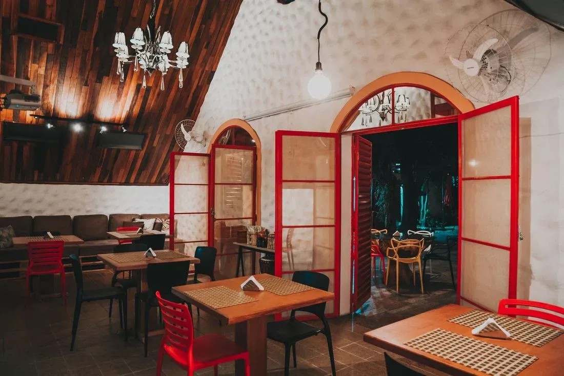 El salón del restaurante